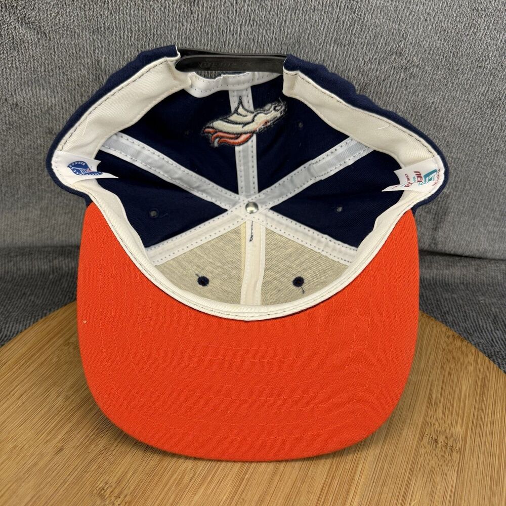 Denver Broncos Hat Cap SnapBack One Size NFL Mens Blue Orange New Era - Picture 10 of 13